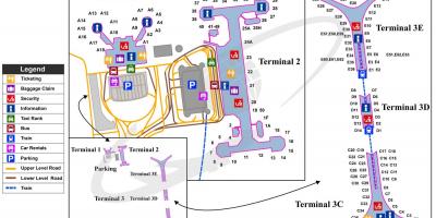 বেইজিং আন্তর্জাতিক বিমানবন্দর টার্মিনাল 3 মানচিত্র