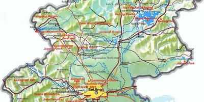 ম্যাপ, বেইজিং এর স্থান বিবরণ সম্বন্ধীয়