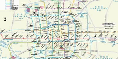 বেইজিং mtr মানচিত্র
