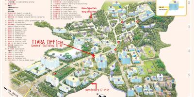 Tsinghua বিশ্ববিদ্যালয় ক্যাম্পাস মানচিত্র